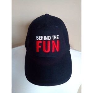 BEHIND THE FUN baseball cap hat from Carnival Cruise Lines